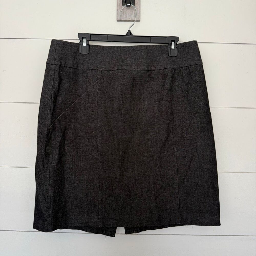Banana Republic Women’s 16T Grey Black Skirt Career Office Core